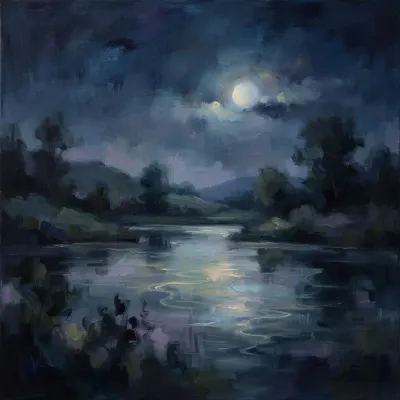 Cover painting for Clair de Lune